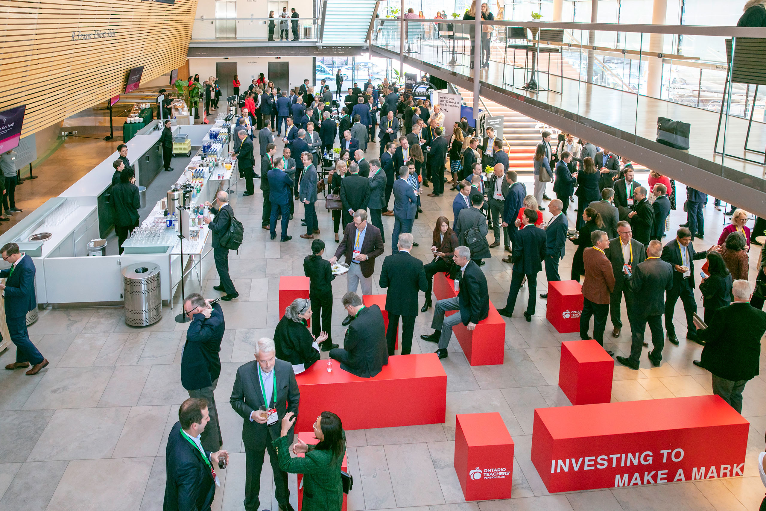 Conference overhead view